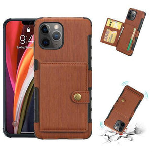 Security Copper Button Protective Case For iPhone 11 Pro Max - Libiyi