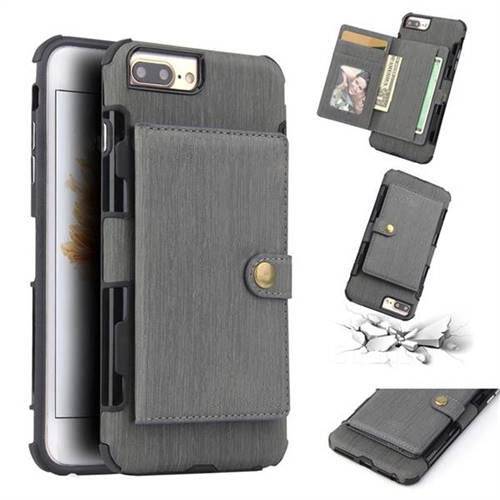 Security Copper Button Protective Case For iPhone 7Plus/8Plus - Libiyi