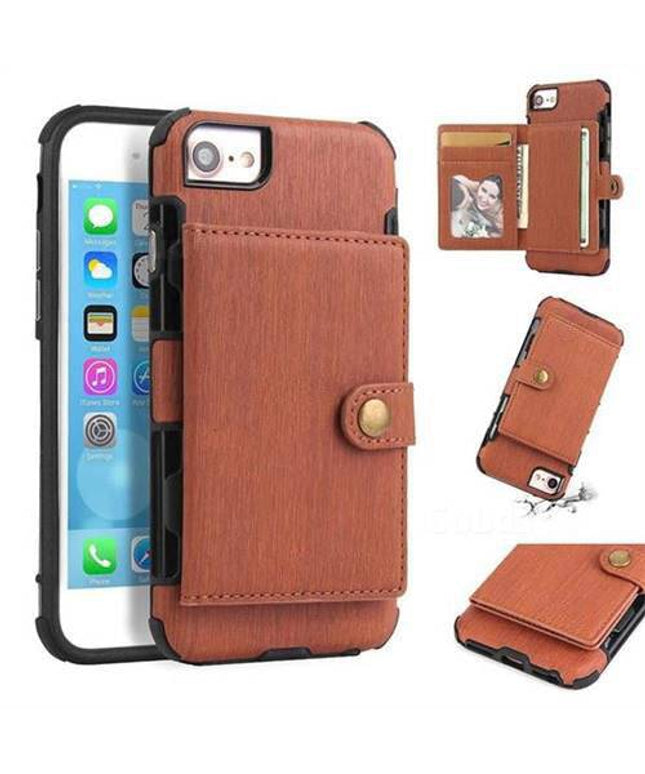 Security Copper Button Protective Case For iPhone SE2020 - Libiyi