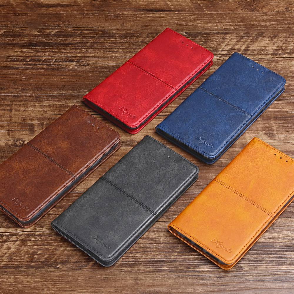 TPU + PU Leather Phone Cover Case for Samsung A11 - Libiyi