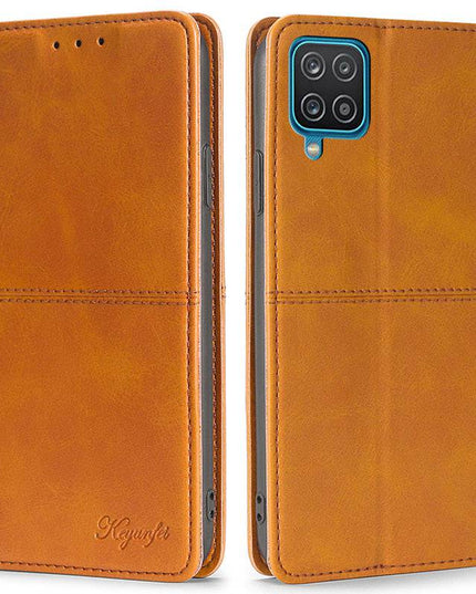 Leather Flip Wallet Cover for Samsung A12 - Libiyi