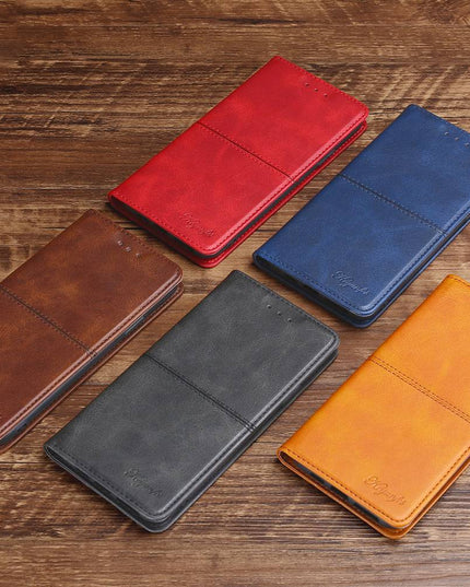 TPU + PU Leather Phone Cover Case for Samsung A50 - Libiyi