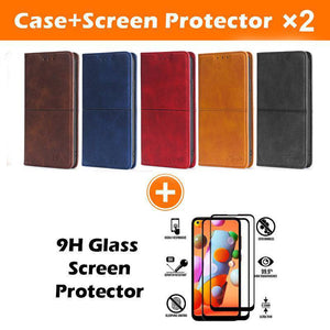 TPU + PU Leather Phone Cover Case for Samsung A51 - Libiyi