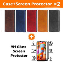Load image into Gallery viewer, TPU + PU Leather Phone Cover Case for Samsung A71 - Libiyi