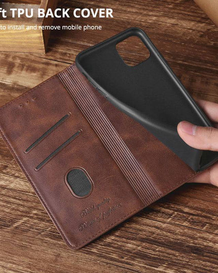 TPU + PU Leather Phone Cover Case for iPhone 12Pro Max - Libiyi