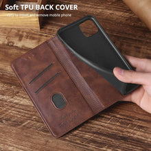 Cargar imagen en el visor de la galería, TPU + PU Leather Phone Cover Case for iPhone 12Pro Max - Libiyi