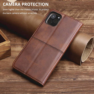 TPU + PU Leather Phone Cover Case for iPhone - Libiyi