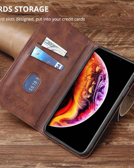 TPU + PU Leather Phone Cover Case for iPhone 7Plus/8Plus - Libiyi