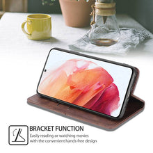 Carregar imagem no visualizador da galeria, Leather Flip Wallet Cover for Samsung S21 Series - Libiyi