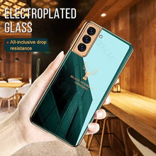 Cargar imagen en el visor de la galería, Luxury Plating Tempered Glass Case For Samsung - Libiyi