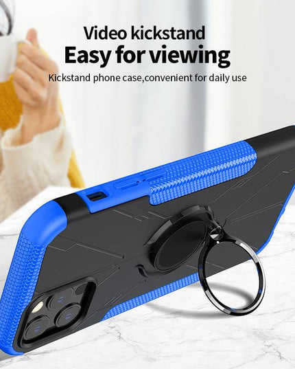 Robot 3 in 1 Heavy Duty Defender Case For iPhone 12 Pro Max - Libiyi