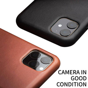Genuine Leather Silm Back Cover for iPhone - Libiyi