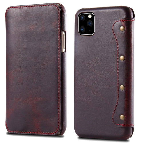 Luxury Genuine Leather Flip Case For Iphone - Libiyi