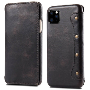 Luxury Genuine Leather Flip Case For Iphone - Libiyi