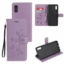 Carregar imagem no visualizador da galeria, Imprint Butterfly Flower Leather Mobile Phone Case for iPhone XR - Libiyi