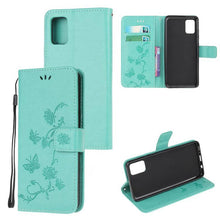 Carregar imagem no visualizador da galeria, Imprint Butterfly Flower Leather Mobile Phone Case for Samsung S20 ultra - Libiyi