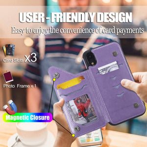 New Luxury Embossing Wallet Cover For iPhone X/Xs-Fast Delivery - Libiyi
