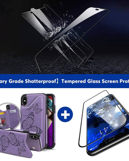 New Luxury Embossing Wallet Cover For iPhone X/Xs-Fast Delivery - Libiyi