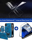 Blue / For iPhone X/XS / With Screen Protector