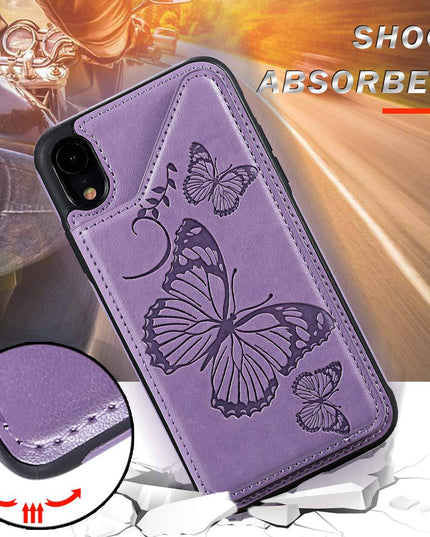 New Luxury Embossing Wallet Cover For iPhone XR-Fast Delivery - Libiyi