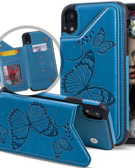 New Luxury Embossing Wallet Cover For iPhone XR-Fast Delivery - Libiyi