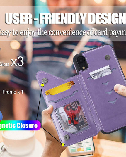 New Luxury Embossing Wallet Cover For iPhone Xs Max-Fast Delivery - Libiyi