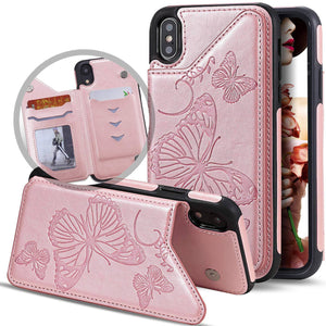 New Luxury Embossing Wallet Cover For iPhone Xs Max-Fast Delivery - Libiyi