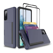 Carregar imagem no visualizador da galeria, Armor Protective Card Holder Case for Samsung S20 With 2-Pack Screen Protectors - Libiyi
