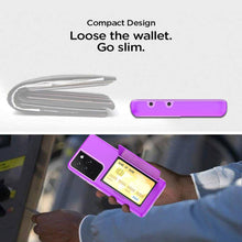 Cargar imagen en el visor de la galería, Armor Protective Card Holder Case for Samsung S21 Ultra(5G) With 2-Pack Screen Protectors - Libiyi