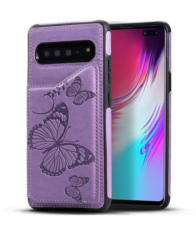 New Luxury Embossing Wallet Cover For SAMSUNG S10 5G-Fast Delivery - Libiyi