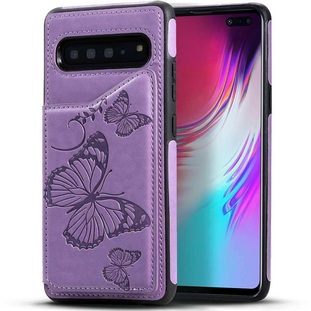New Luxury Embossing Wallet Cover For SAMSUNG S10 5G-Fast Delivery - Libiyi
