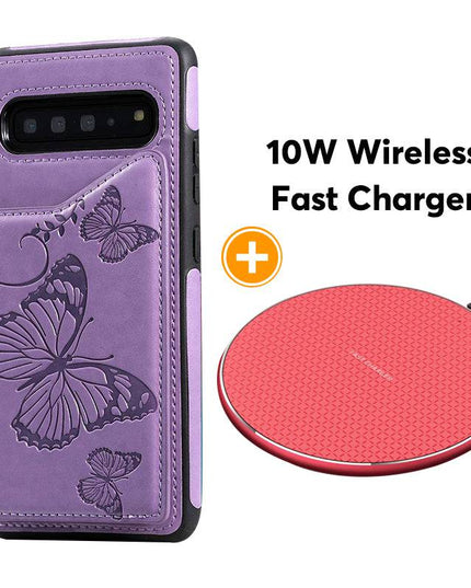 New Luxury Embossing Wallet Cover For SAMSUNG S10 5G-Fast Delivery - Libiyi