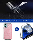 Rose Gold / For iPhone 11 / With Screen Protector