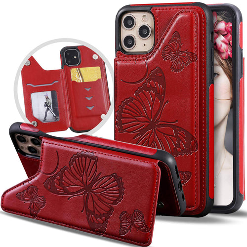 New Luxury Embossing Wallet Cover For iPhone 11 Pro-Fast Delivery - Libiyi