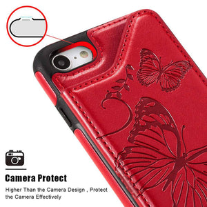 New Luxury Embossing Wallet Cover For iPhone 6/6S-Fast Delivery - Libiyi