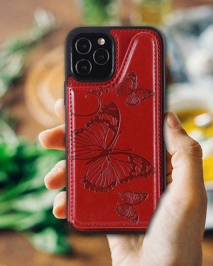 New Luxury Embossing Wallet Cover For iPhone 12 Mini-Fast Delivery - Libiyi