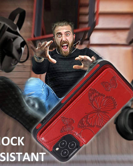 New Luxury Embossing Wallet Cover For iPhone 12 Mini-Fast Delivery - Libiyi