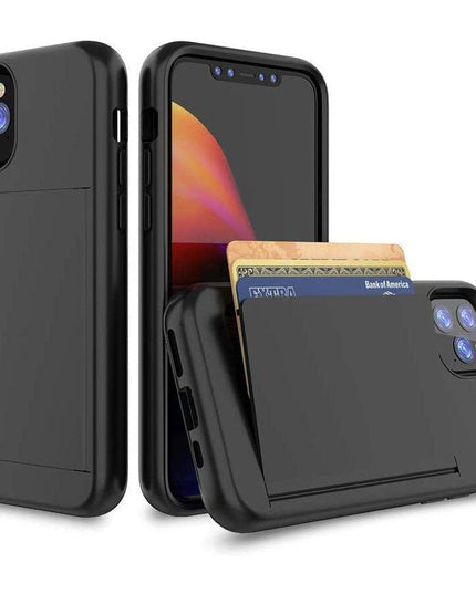 Armor Protective Card Holder Case for iPhone - Libiyi