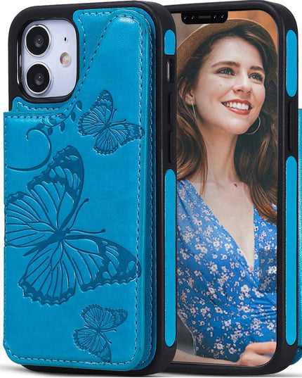 2022  New Luxury Embossing Wallet Cover For iPhone 12 Series - Libiyi