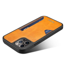 Carregar imagem no visualizador da galeria, Ultra-thin leather card slot iPhone case - Libiyi