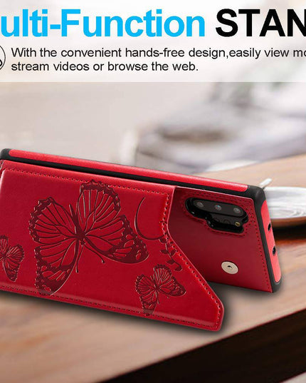 New Luxury Embossing Wallet Cover For SAMSUNG Note 10 Plus-Fast Delivery - Libiyi