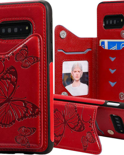New Luxury Embossing Wallet Cover For SAMSUNG S10-Fast Delivery - Libiyi