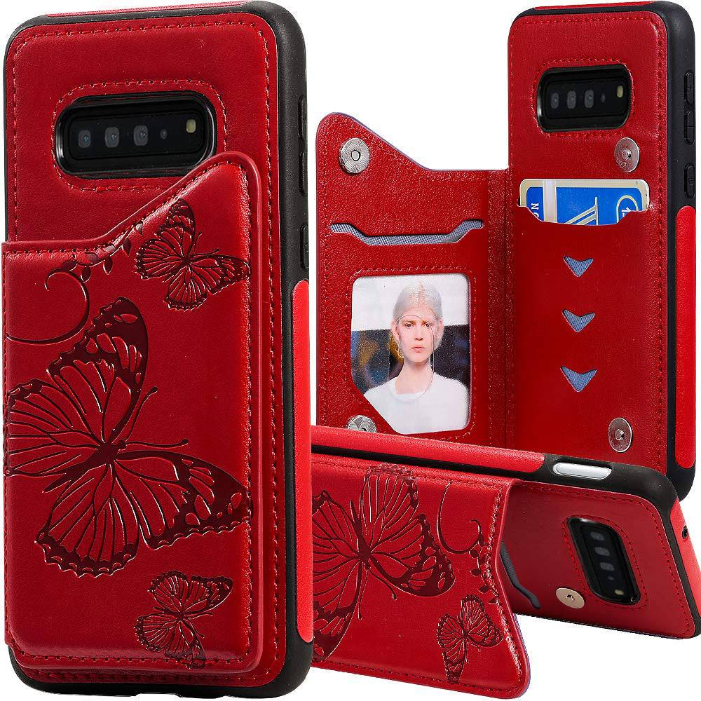New Luxury Embossing Wallet Cover For SAMSUNG S10-Fast Delivery - Libiyi