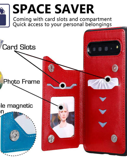 New Luxury Embossing Wallet Cover For SAMSUNG S10 Plus-Fast Delivery - Libiyi