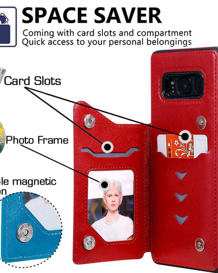 New Luxury Embossing Wallet Cover For SAMSUNG  S8-Fast Delivery - Libiyi