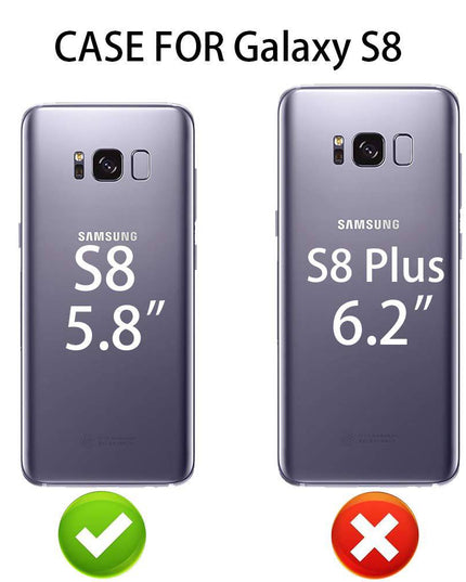 New Luxury Embossing Wallet Cover For SAMSUNG  S8 Plus-Fast Delivery - Libiyi