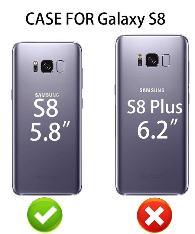 New Luxury Embossing Wallet Cover For SAMSUNG  S8 Plus-Fast Delivery - Libiyi