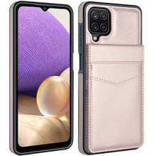Carregar imagem no visualizador da galeria, Dual Layer Lightweight Leather Wallet Case for Samsung Galaxy A12 - Libiyi