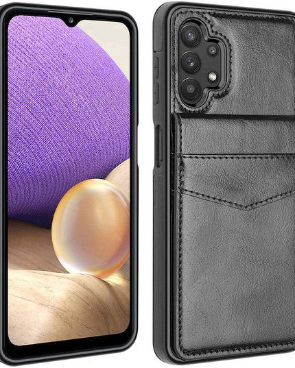 Dual Layer Lightweight Leather Wallet Case for Samsung Galaxy A32(5G) - Libiyi