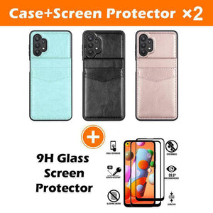 Dual Layer Lightweight Leather Wallet Case for Samsung Galaxy A32(5G) - Libiyi
